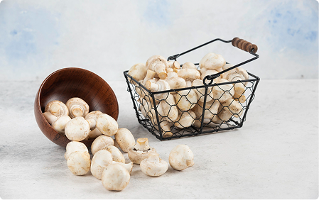 Makhana snack in basket